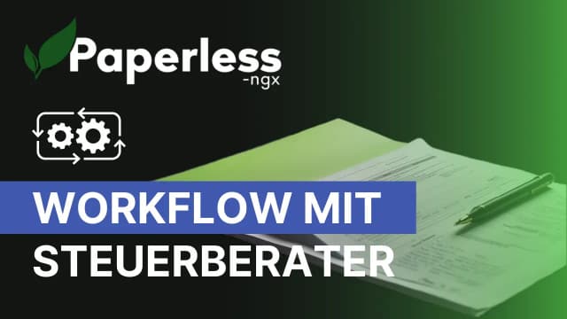 Thumbnail: Paperless-ngx Workflow mit Steuerberater und Buchhaltung