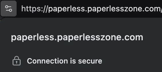 Paperless-ngx is secured by TSL certificate and running under HTTPS